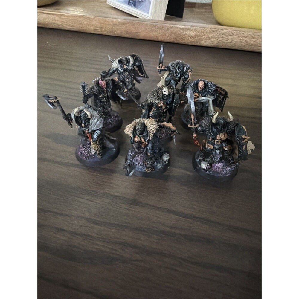 Warhammer Age of Sigmar Chaos Warriors Slaves Of Darkness Lot of 8